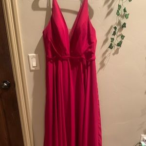Bridesmaid floor length dress